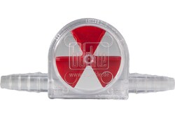 BURKLE INC Flow indicator LiquiMobil, SAN, red, Quantity: Each of 1