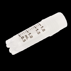 CELLTREAT Scientific Products 1.8mL CF Cryogenic Vial, External Thread, Self-Standing, Sterile