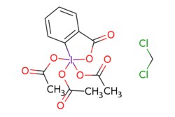 eMolecules​&nbsp;Dess-Martin Periodinane solution, 10 wt% in Methylene chloride | Oakwood Chemicals | 87413-09-0 |  | 509.070 | C14H15Cl2IO8 | 0.000 | ClCCl.CC(=O)O[I]1(OC(C)=O)(OC(C)=O)OC(=O)c2ccccc12 | 500g | 480155268