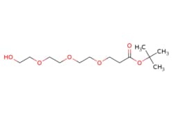 eMolecules​&nbsp;Hydroxy-PEG3-t-butyl ester | Broadpharm | 186020-66-6 | MFCD03791106 | 278.345 | C13H26O6 | 98.000 | CC(C)(C)OC(=O)CCOCCOCCOCCO | 5g | 112541344