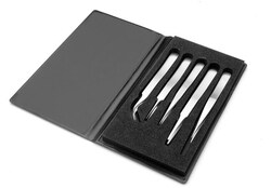 World Precision Instrument WPI Swiss Tweezers Set, 5 Pieces, Quantity:
