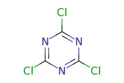 eMolecules​&nbsp;TRICHLORO-1,3,5-TRIAZINE | AstaTech | 108-77-0 | MFCD00006046 | 184.400 | C3Cl3N3 | 95.000 | Clc1nc(Cl)nc(Cl)n1 | 5g | 718060281
