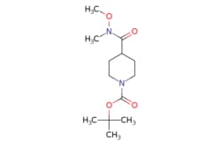 eMolecules​&nbsp;1,1-Dimethylethyl 4-[[methyl(methoxy)amino]carbonyl]-1-piperidinecarboxylate | ChemScene | 139290-70-3 | MFCD07368262 | 272.345 | C13H24N2O4 | 97.000 | CON(C)C(=O)C1CCN(CC1)C(=O)OC(C)(C)C | 100g | 441674767