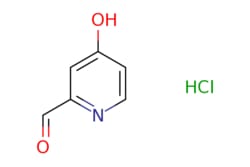 eMolecules​&nbsp;4-Hydroxy-pyridine-2-carbaldehyde hydrochloride | J & W PharmLab LLC | 1965309-48-1 | MFCD26954806 | 159.570 | C6H6ClNO2 | 96.000 | Cl.Oc1ccnc(C=O)c1 | 1g | 525324528