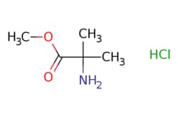 eMolecules​&nbsp;Alpha-aminoisobutyric acid methyl ester hydrochloride, tech grade | Combi-Blocks | 15028-41-8 | MFCD00214247 | 153.610 | C5H12ClNO2 | 98.000 | Cl.COC(=O)C(C)(C)N | 100g | 228815750