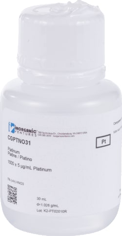 Inorganic Ventures&nbsp;CL FREE PLATINUM HNO, 30ML