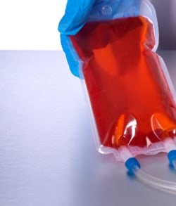 Accuflow Systems&nbsp;Saint-Gobain Bioprocess Bag, 1 L, 3 Ports, 20 in Tubing