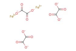 eMolecules​&nbsp;Ferric oxalate | Combi-Blocks, Inc. | 2944-66-3 |  | 375.744 | C6Fe2O12 | 98.000 | [Fe+3].[Fe+3].[O-]C(=O)C([O-])=O.[O-]C(=O)C([O-])=O.[O-]C(=O)C([O-])=O | 100g | 761023959