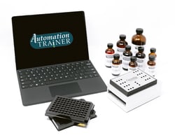 AUTOMATION TRAINER&nbsp;GLH QC Kit - Aqueous Reagents, 384-Well Verification Microplates, VRP, Mini-Reader
