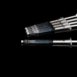 Instech&nbsp;Sterile Catheter Flush Solution, Saline (0.9% NaCl), 50 pcs (10 packs of 5) 1mL in 1mL Syringe, PinPort&trade; Injector