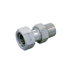 Chemglass Life Sciences&nbsp;Stainless steel adapter, M30 female to 3/4 in male NPT (for circulator fittings)
