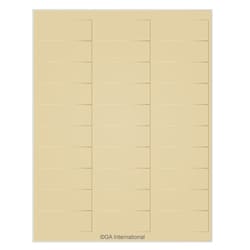 GA International&nbsp;Removable Cryogenic Labels for Laser Printers 2.63