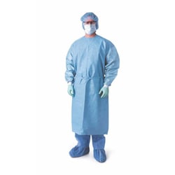 Med Vet International Level 4 Disposable Isolation Gown, Non-Sterile, Breathable Film, X-Large, 30 Count