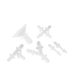 Accuflow Systems&nbsp;Saint-Gobain Pure-Fit SIB Connector, Polypropylene, 3/8 in, Mini