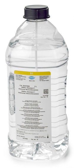 Hach Company&nbsp;Hach 5500sc Ammonia Monochloramine Standard 1 (0 ppm NH3), 2 L