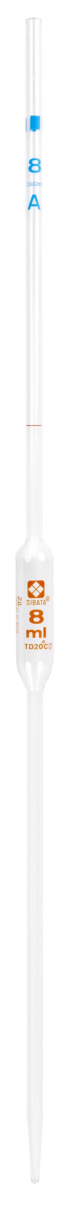 Vee Gee Scientific, Inc. Volumetric Pipet, 8 mL, Quantity: Pack of 1