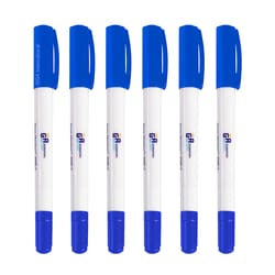 GA International&nbsp;Dual Point Cryogenic Waterproof Permanent Marker Blue 6/pack