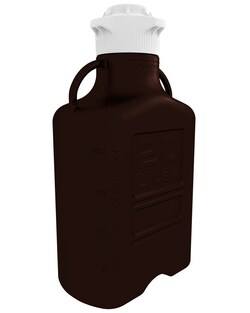 Foxx Life Sciences 20L (5 Gal) Dark Amber Polypropylene (PP) Carboy with