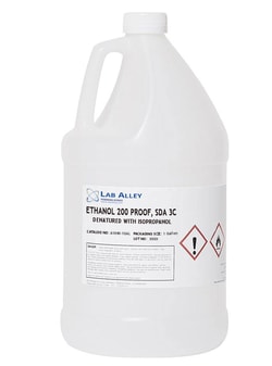 LAB ALLEY Lab Alley SDA 3C Ethanol 200 Proof (100%) Kosher Halal, Quantity: