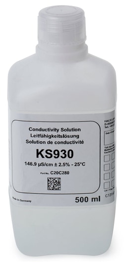 Hach Company&nbsp;Conductivity standard solution, 146.9 μS/cm (KCl), 500 mL