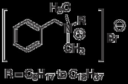 Lkt Laboratories CAS 91080-29-4, ≥95%, Cationic surfactant used as a disinfectant. It dissociates bacterial lipid membranes, allowing cellular leakage. It is most effective against gram positive bacteria.