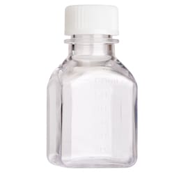 CELLTREAT Scientific Products 60mL Media Bottle, Square, PETG, Individually