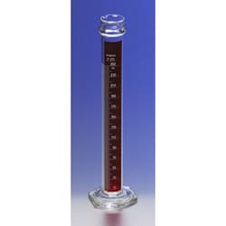Chemglass Life Sciences Chemglass Lifetime Red Pyrex graduated cylinder,