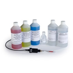 Hach Company&nbsp;IntelliCAL PHC745 Laboratory RedRod Refillable Glass pH Electrode Kit with Calibration and Maintenance Reagents