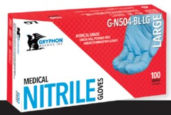 American Protective Products LLC Blue PF Nitrile 5 Mil Exam Glove 1,000