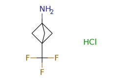 eMolecules​ 3-(Trifluoromethyl)bicyclo[1.1.1]pentan-1-amine hydrochloride