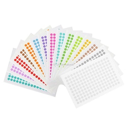 GA International&nbsp;Deep-Freeze Color Dots for Tops of 0.2mL PCR Tubes 0.28