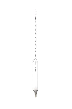 Vee Gee Specific Gravity Hydrometer, 0.900 to 1.000, 0.001 subdivisions, 305 mm