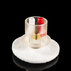 Instech&nbsp;Vascular Access Button&trade; for Rat, Magnetic, 2 Channel, 25ga Red, 22ga White, with Injector