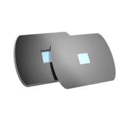 Simpore Inc 20 nm thick Non-porous Silicon Nitride500×500 µm single window2.9 mm diameter + 0.1 mm thick chip framePack of 10