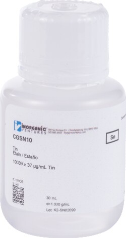 Inorganic Ventures TIN 30ML, Quantity: Each of 1