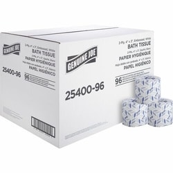 PRIMEPRO BUSINESS SOLUTIONS&nbsp;Hygiene Products, Tissue, Embossed bath tissue offers two-ply sheets that are securely overall-wrapped for maximum sanitation.