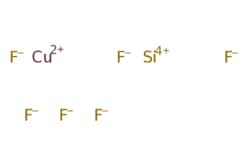 eMolecules​&nbsp;Copper hexafluorosilicate hydrate | Oakwood Chemicals | 12062-24-7 |  | 205.621 | CuF6Si | 98.000 | [F-].[F-].[F-].[F-].[F-].[F-].[Si+4].[Cu++] | 100g | 480132341