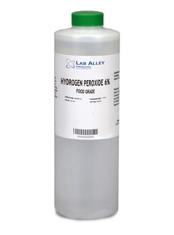LAB ALLEY Lab Alley Hydrogen Peroxide 6% Solution Food Grade Kosher Halal,