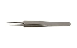 Electron Microscopy Sciences&nbsp;Straight positive action tweezer with super thin tips. OAL: 110 mm