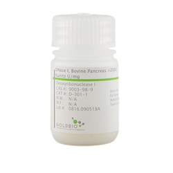 Gold Biotechnology Inc&nbsp;DNase I, Bovine Pancreas (Lysate Tested), >2000 Kunitz U/mg 100 mg