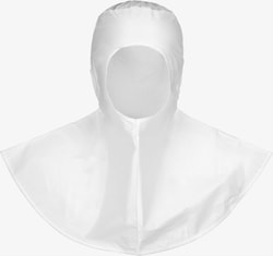 Lakeland Industries CLEANMAX  CLEAN NONSTERILE  Microporous Cleanroom Hood with ties.   Open face.  Bound seams and oversized yoke.   Individually packaged. 100/case with overlay bag. Size UNI
