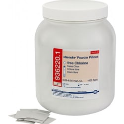 CTL Scientific Supply Corp Reagent VISOCOLOR Powder Pillows for photometric determination of free Chlorine from 0.03 - 6.00 mg/L. , contains 1,000 Powder Pillows