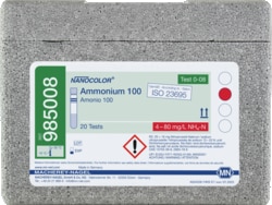 CTL Scientific Supply Corp NANOCOLOR Ammonium 100, contains 20 tube tests
