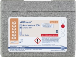 CTL Scientific Supply Corp NANOCOLOR Ammonium 200, contains 20 tube tests