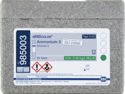 CTL Scientific Supply Corp NANOCOLOR Ammonium 3, contains 20 tube tests