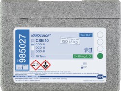 CTL Scientific Supply Corp NANOCOLOR COD 40, contains 20 tube tests