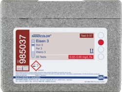 CTL Scientific Supply Corp NANOCOLOR Iron 3, contains 20 tube tests, Quantity: