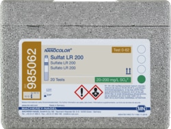 CTL Scientific Supply Corp&nbsp;NANOCOLOR Sulfate LR 200, contains 20 tube tests