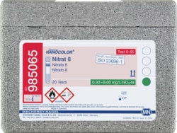 CTL Scientific Supply Corp NANOCOLOR Nitrate 8, contains 20 tube tests
