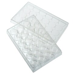 CELLTREAT Scientific Products&nbsp;24 Well Tissue Culture Plate with Lid, 5/Pack, Sterile